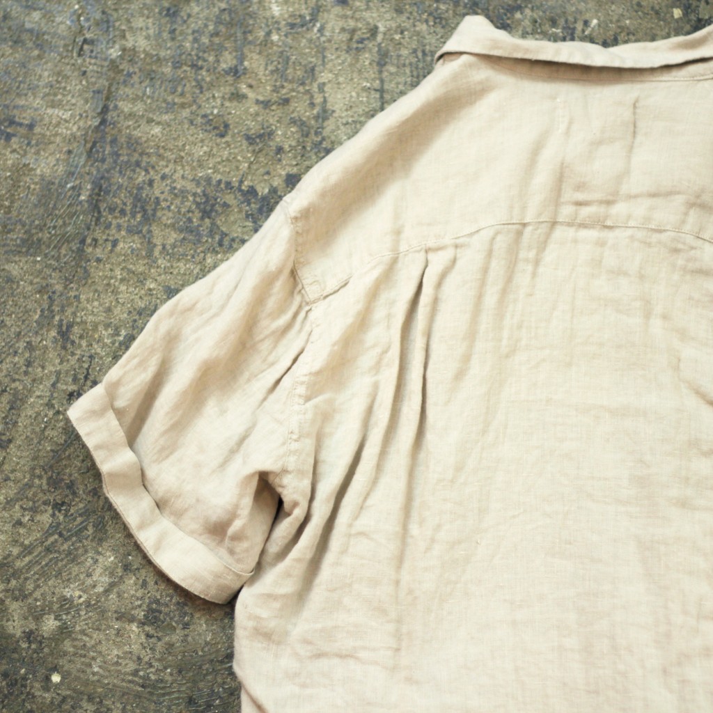 steven alan × ALEXANDER YAMAGUCHI S/S Open Collar Linen Shirt
