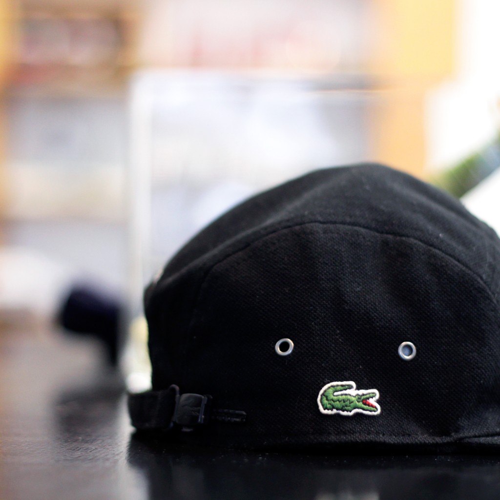 Supreme×LACOSTE Pique Camp Cap