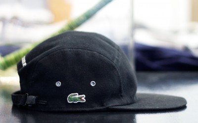 Supreme × LACOSTE Pique Camp Cap