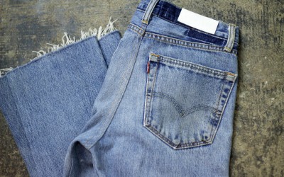 Re/Done x Levi’s High Rise Crop Flare Denim