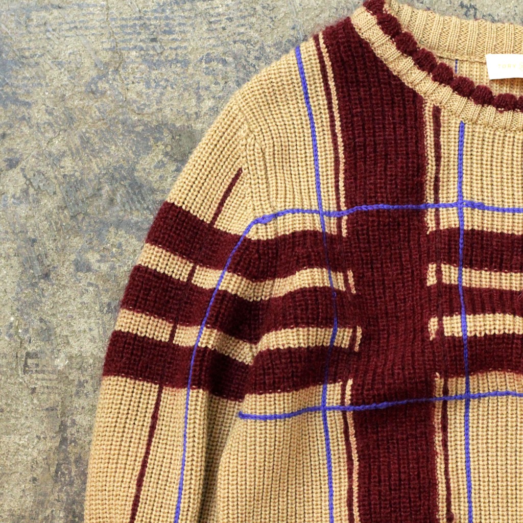 TORY BURCH Check Pattern Knit