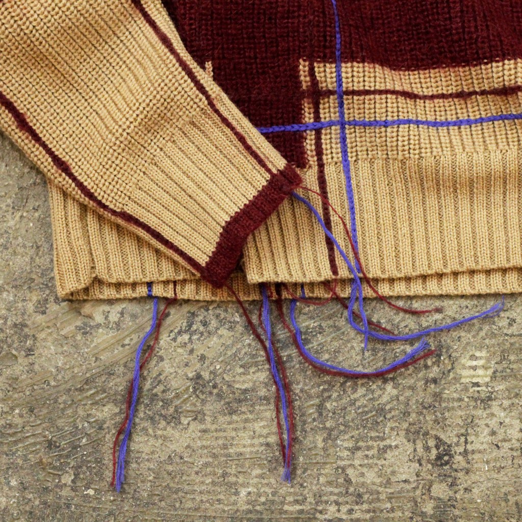 TORY BURCH Check Pattern Knit