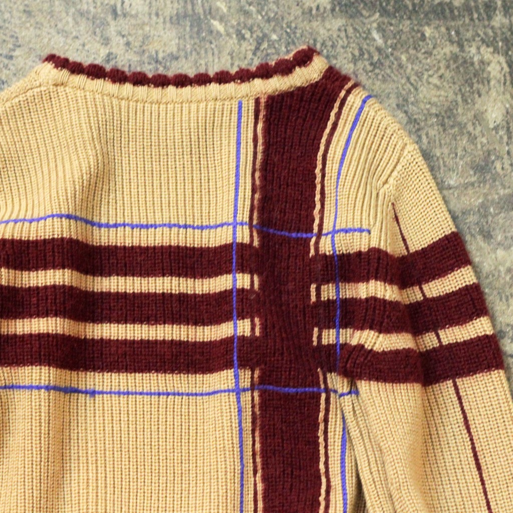 TORY BURCH Check Pattern Knit