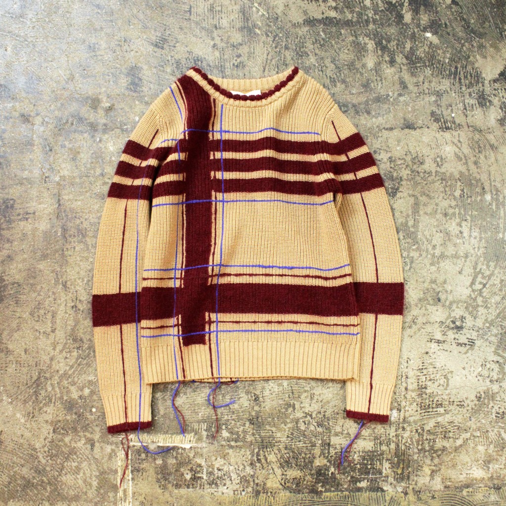 TORY BURCH Check Pattern Knit