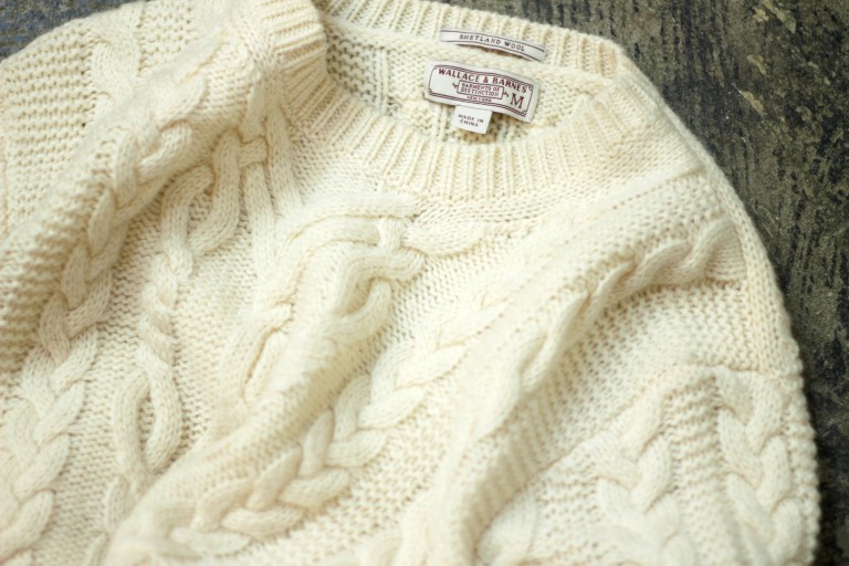 WALLACE & BARNES Shetland Wool Alan Knit