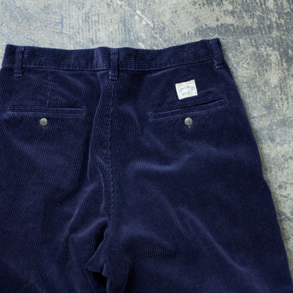 POLO CORDS 90’s Tuck Corduroy Pants