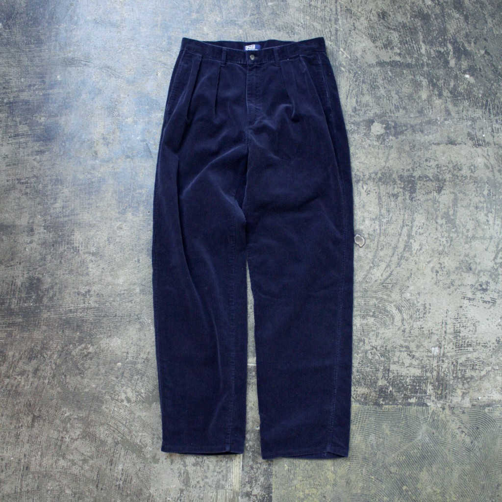 POLO CORDS 90’s Tuck Corduroy Pants