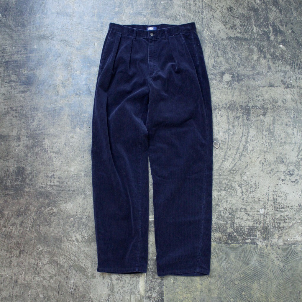 POLO CORDS 90’s Tuck Corduroy Pants