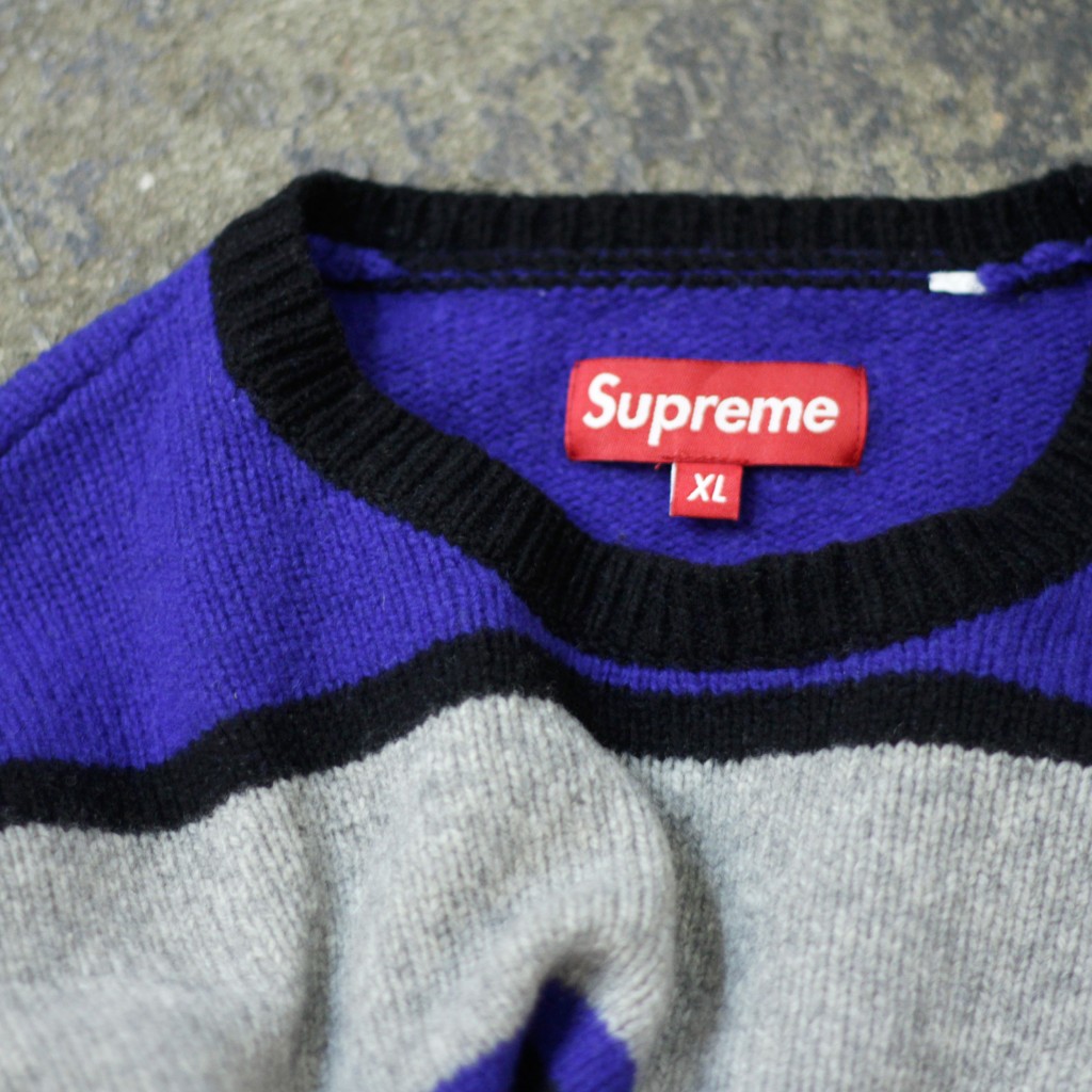 Supreme 2008AW Border Sweater