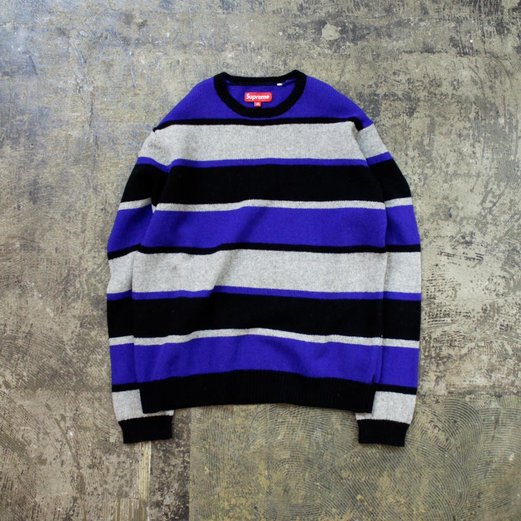 Supreme 2008AW Border Sweater