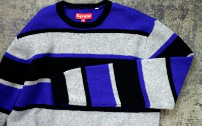 Supreme 2008AW Border Sweater