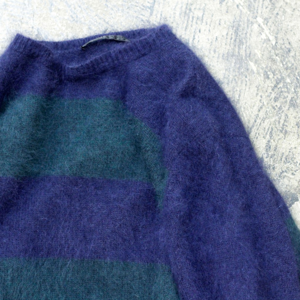 Jenni Kayne Mohair Border Knit