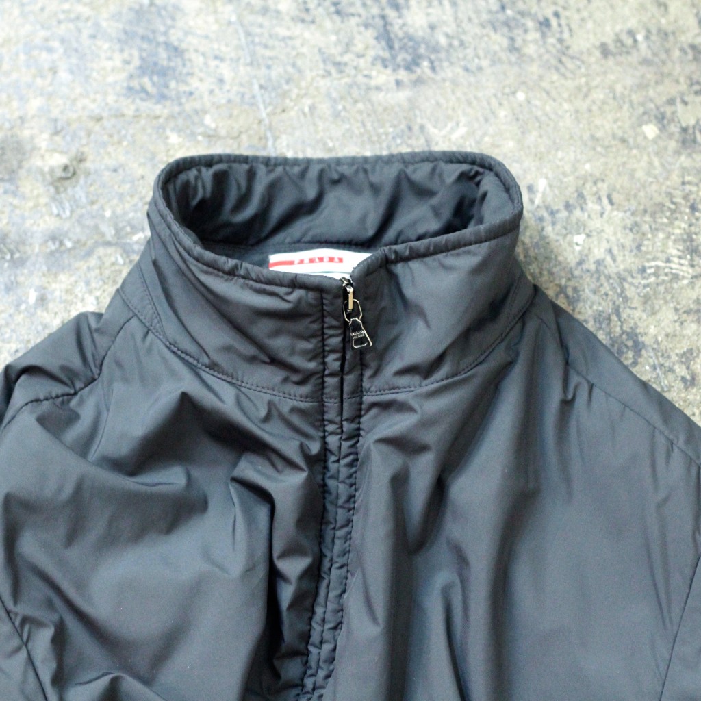 PRADA Padding Nylon Zip Up Jacket