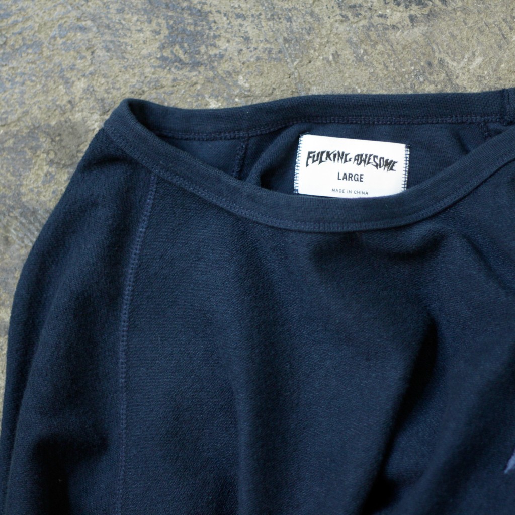 FUCKING AWESOME Inverted French Terry Crew Sweat