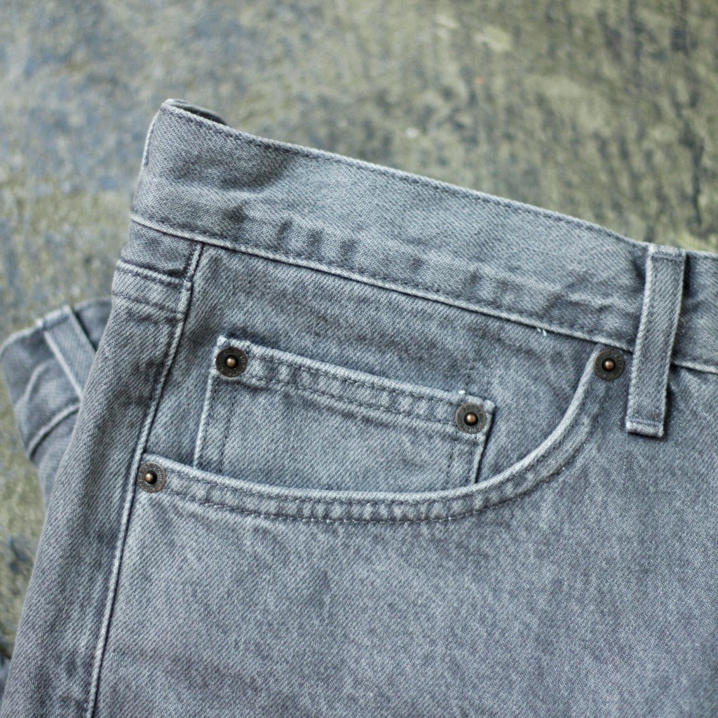 Supreme washed grey slim jeans