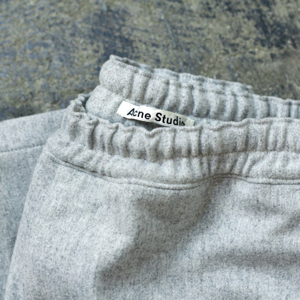 Acne Studios Flannel Drawcord Trousers