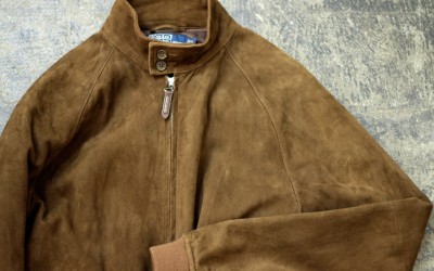 Polo by Ralph Lauren Suede Bomber Jacket