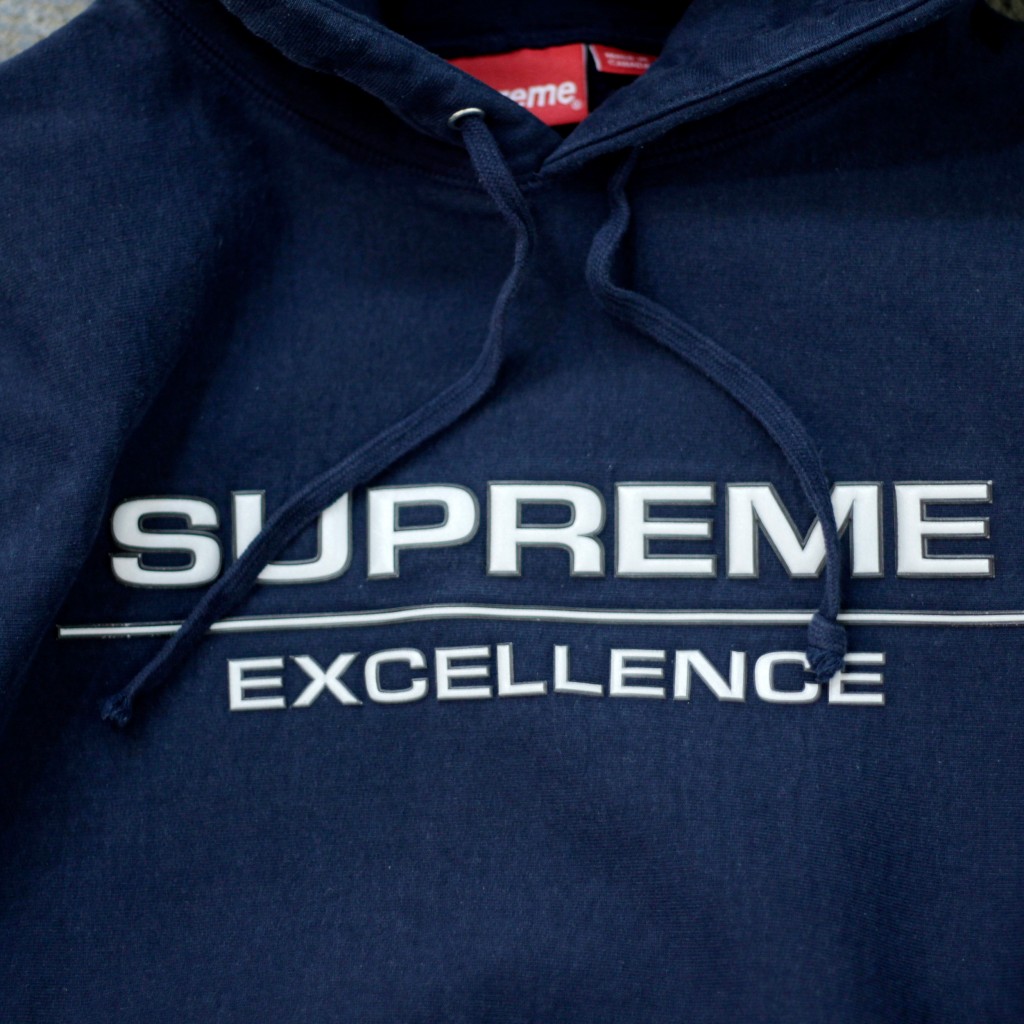 Supreme 2017AW Reflective Excellence Hooded Sweatshirt