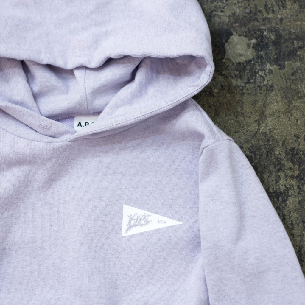 A.P.C. U.S. Caryl Logo Sweat Hoodie 