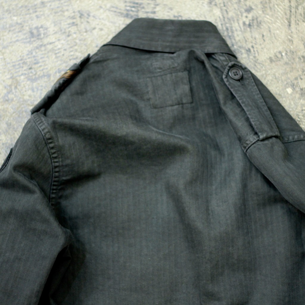 U.S. ALTERATION Vintage Black Military Customize Jacket 