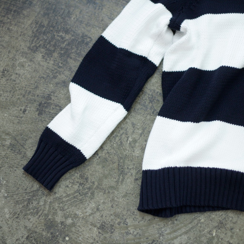 rag & bone Border Cottton knit