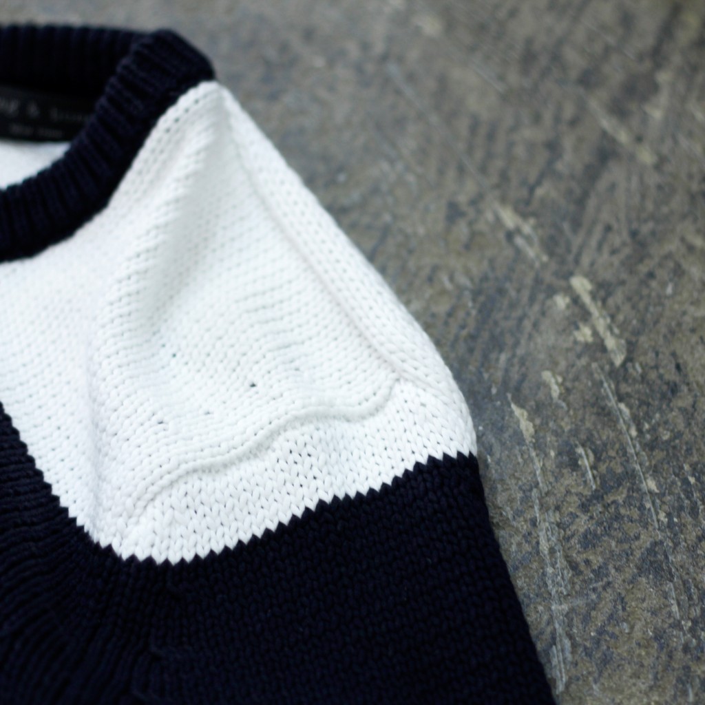 rag & bone Border Cottton knit