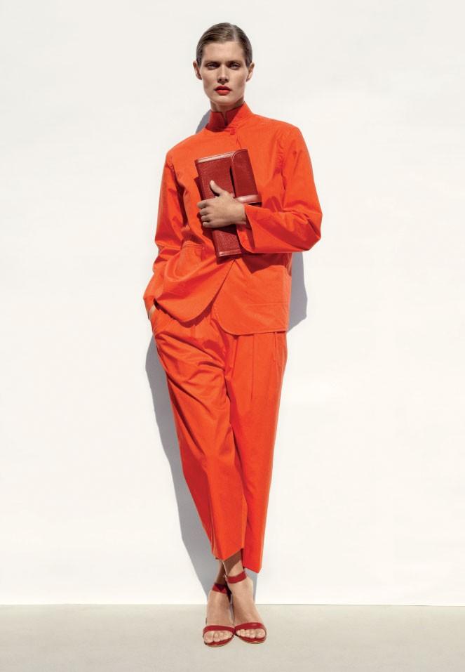 Max Mara No-Collar Long Shirt