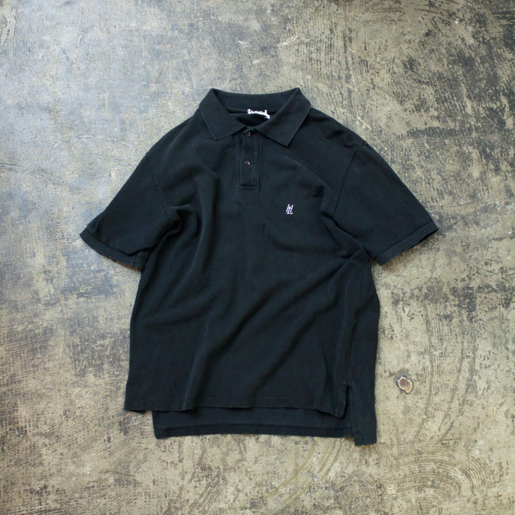 Helmut Lang 1990's Monogram Logo Polo Shirt