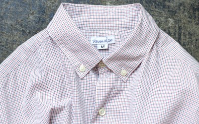 steven alan S/S Tattersall Check Shirt