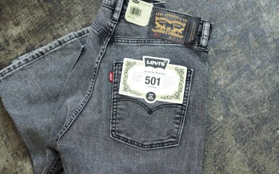 LEVI’S SKATEBOARDING 501 Black Denim