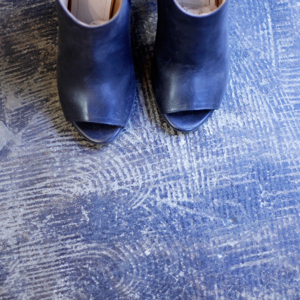 Maison Martin Margiela Leather Peep-Toe Ankle Boots