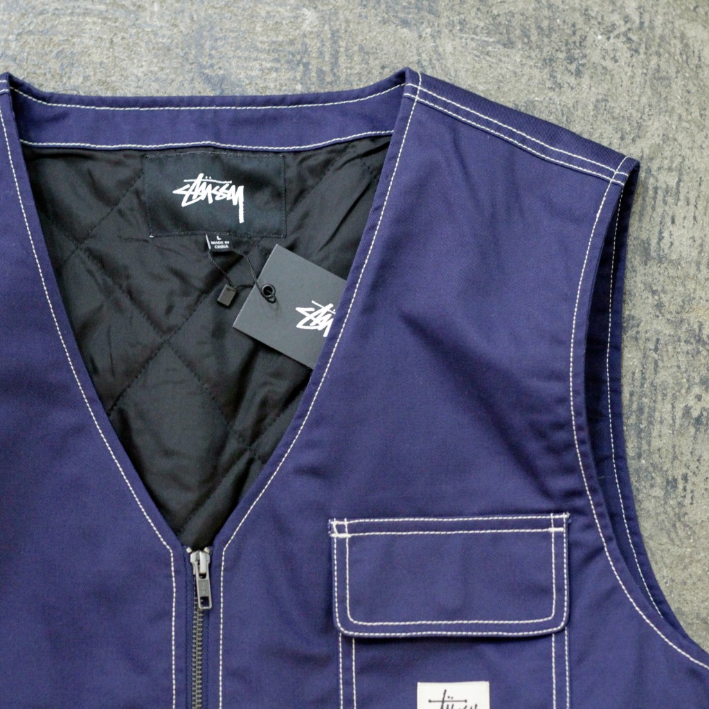 STUSSY / Cotton Work Vest