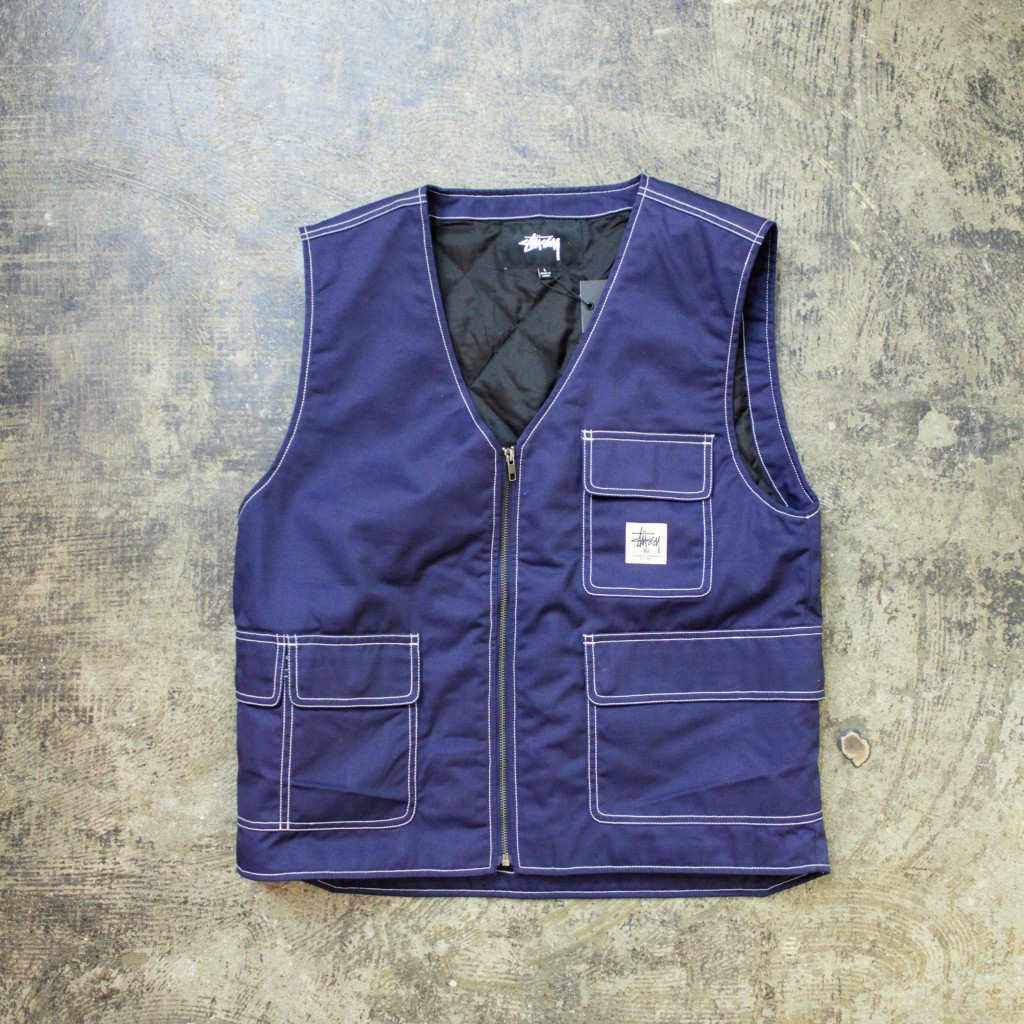 STUSSY / Cotton Work Vest