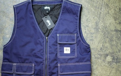 STUSSY Cotton Work Vest