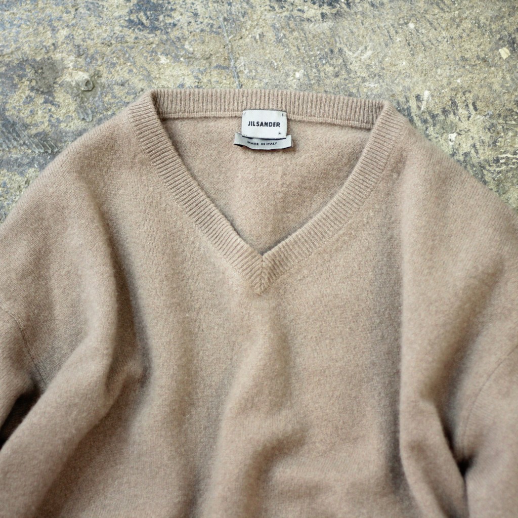 JIL SANDER Cashmere V-Neck Knit