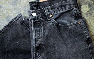 Levi’s 501 Vintage Black Denim “Good Color”