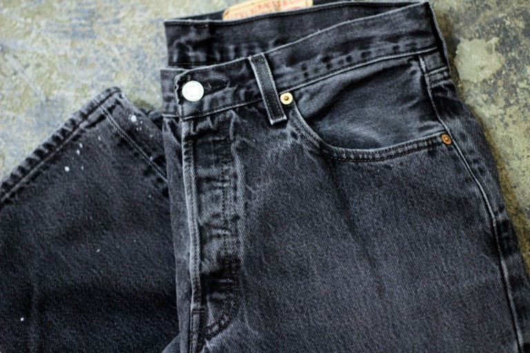 Levi’s 501 Vintage Black Denim “Good Color”