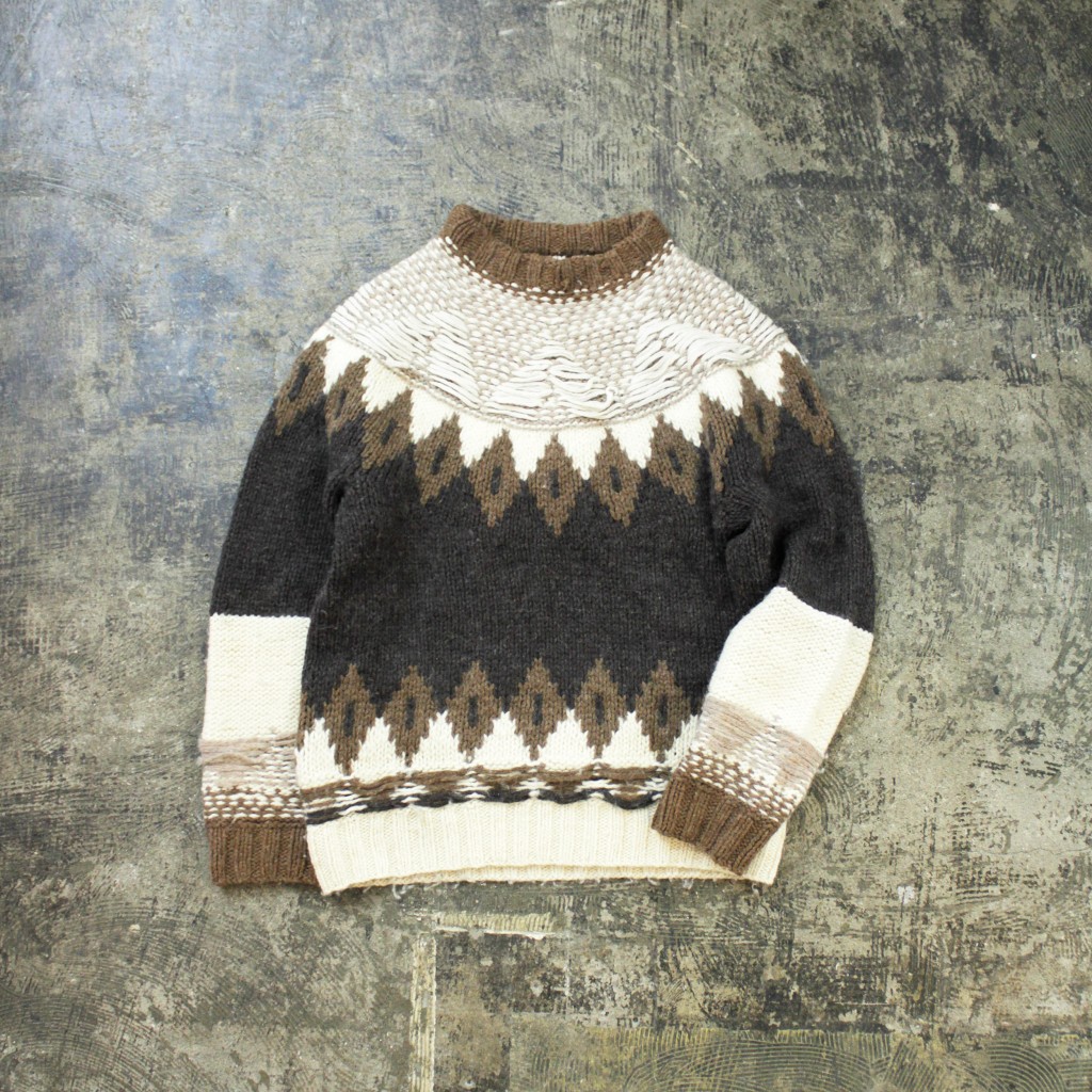 Martin Margiela × H＆M 'RE-ASSEMBLED' FAIR ISLE SWEATER Autumn-Winter 2004/2005