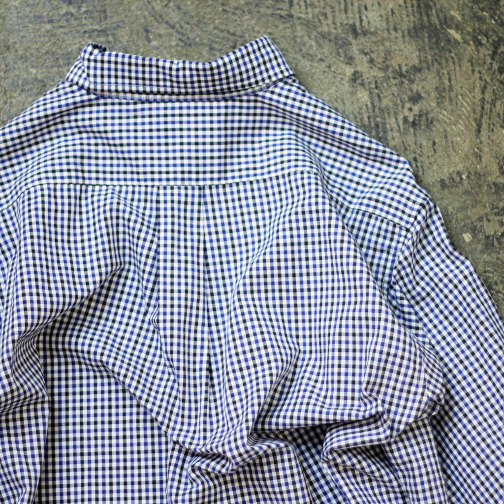 RTH Gingham Check Pull Over Shirt