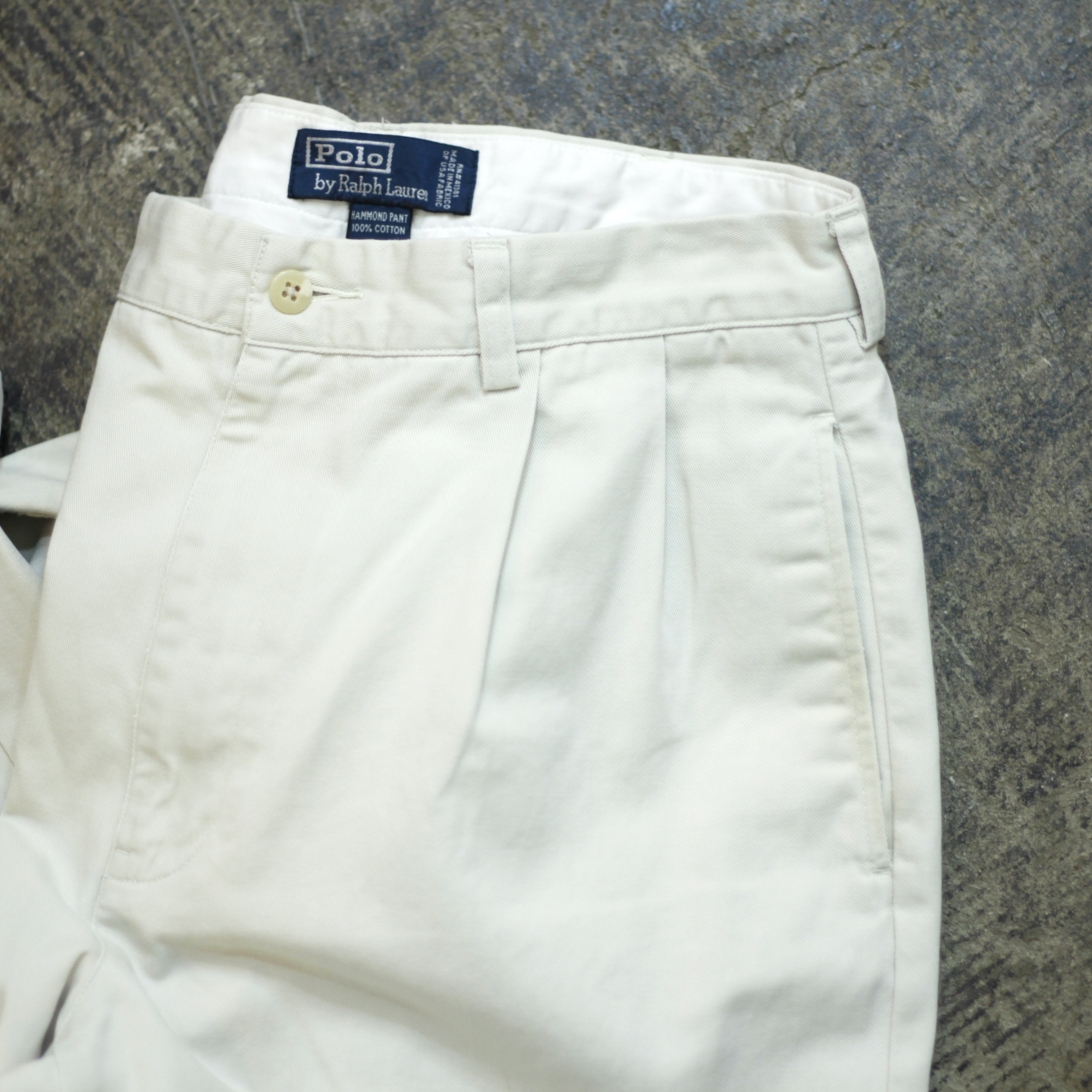 Polo by Ralph Lauren / 90's HAMMOND Tuck Pants | NICE des Clothing 