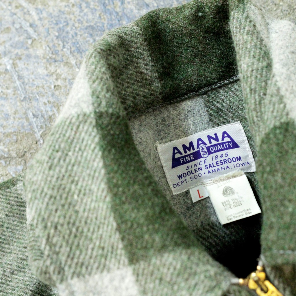 AMANA Vintage Wool Zip Up Jacket