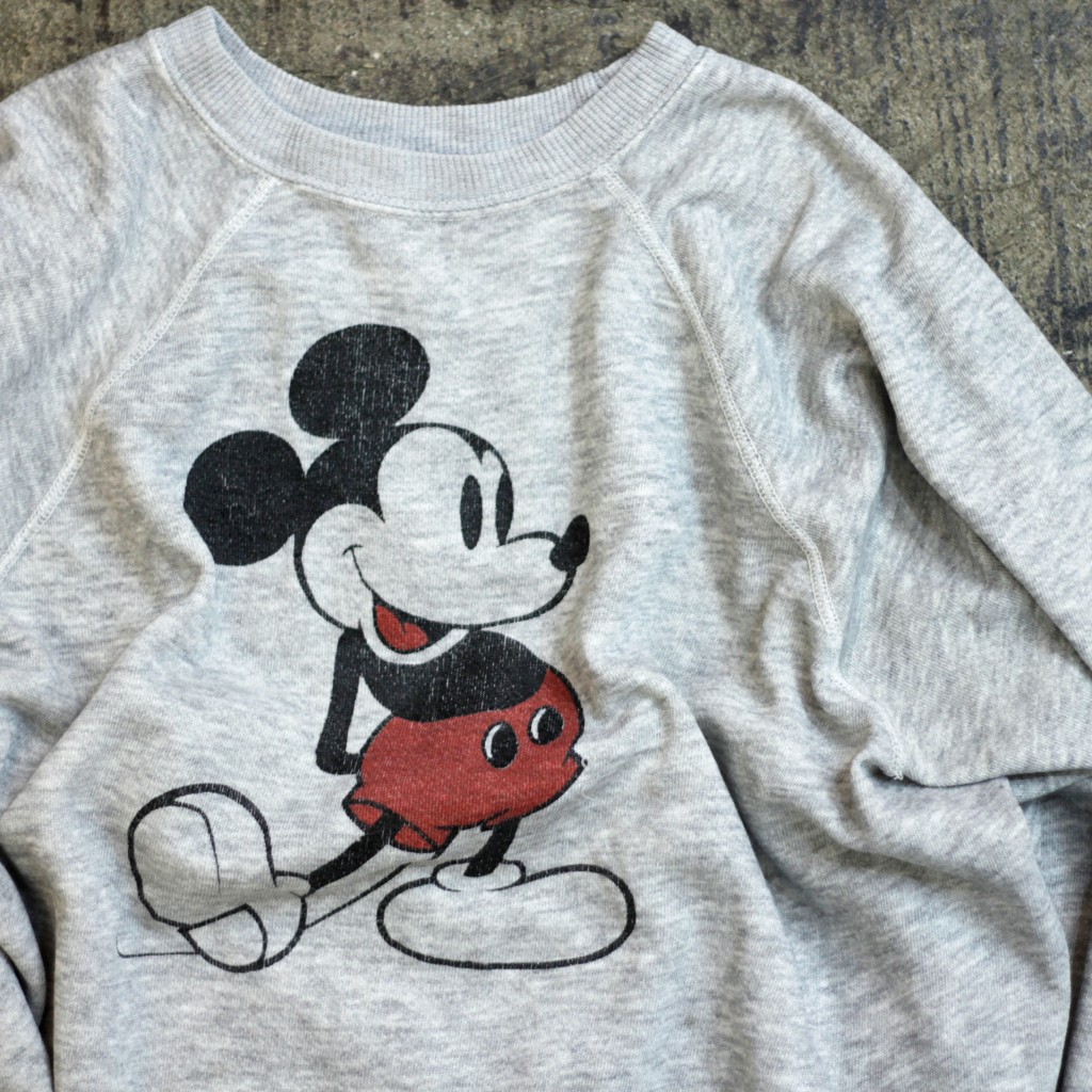 Walt Disney 80’ｓ 'Mickey Mouse' Marbling Sweat