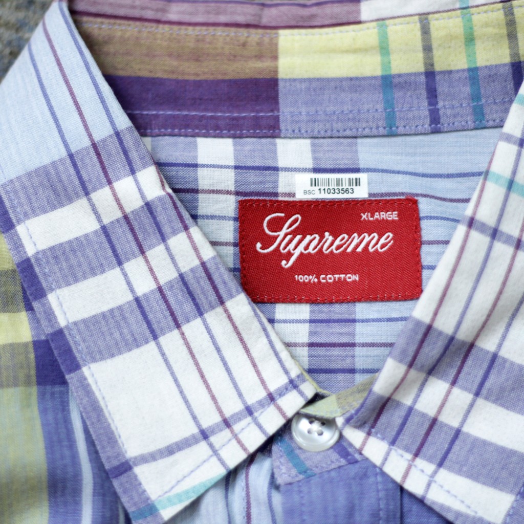 Supreme Madras Check Shirt