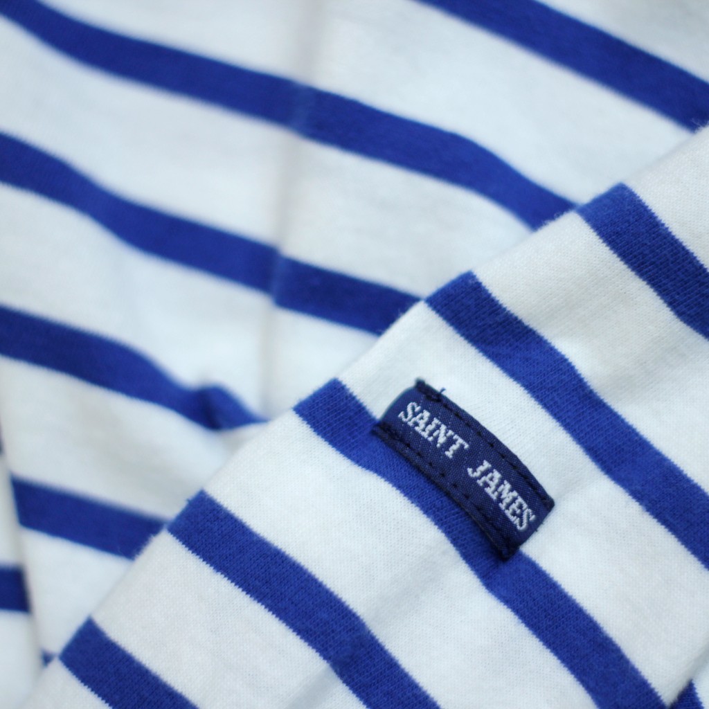 SAINT JAMES L/S Border T-Shirts 