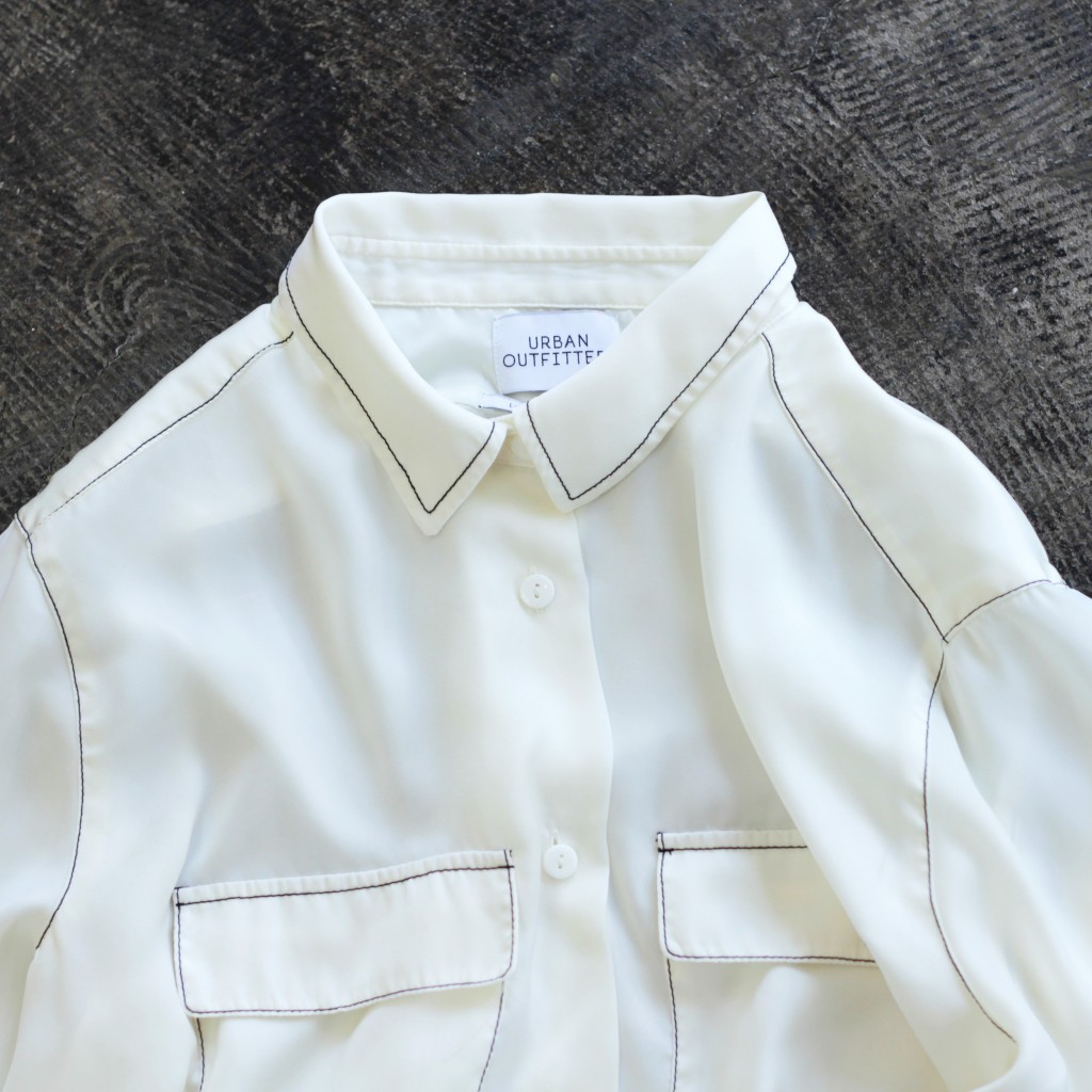 URBAN OUTFITTERS Stitch White Shirts