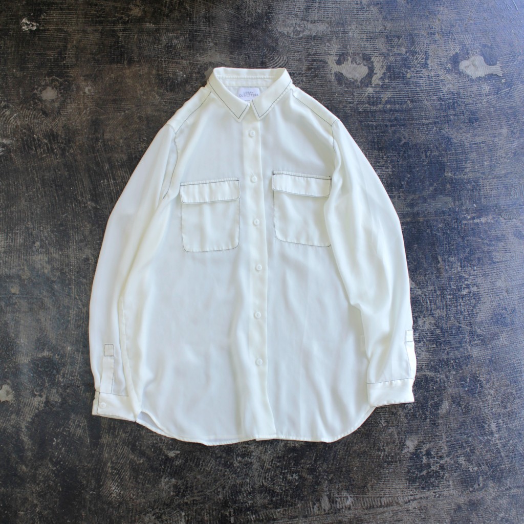 URBAN OUTFITTERS Stitch White Shirts