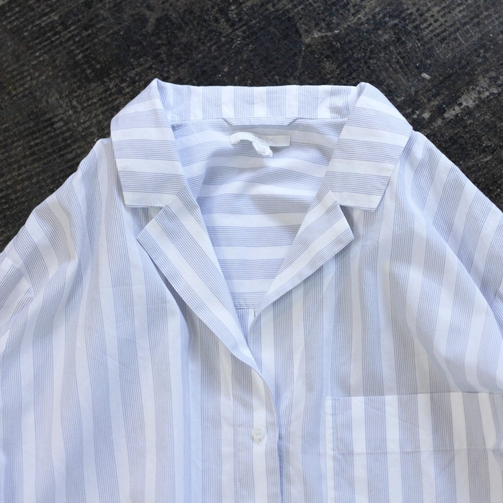 COS Open Collar Stripe Shirt