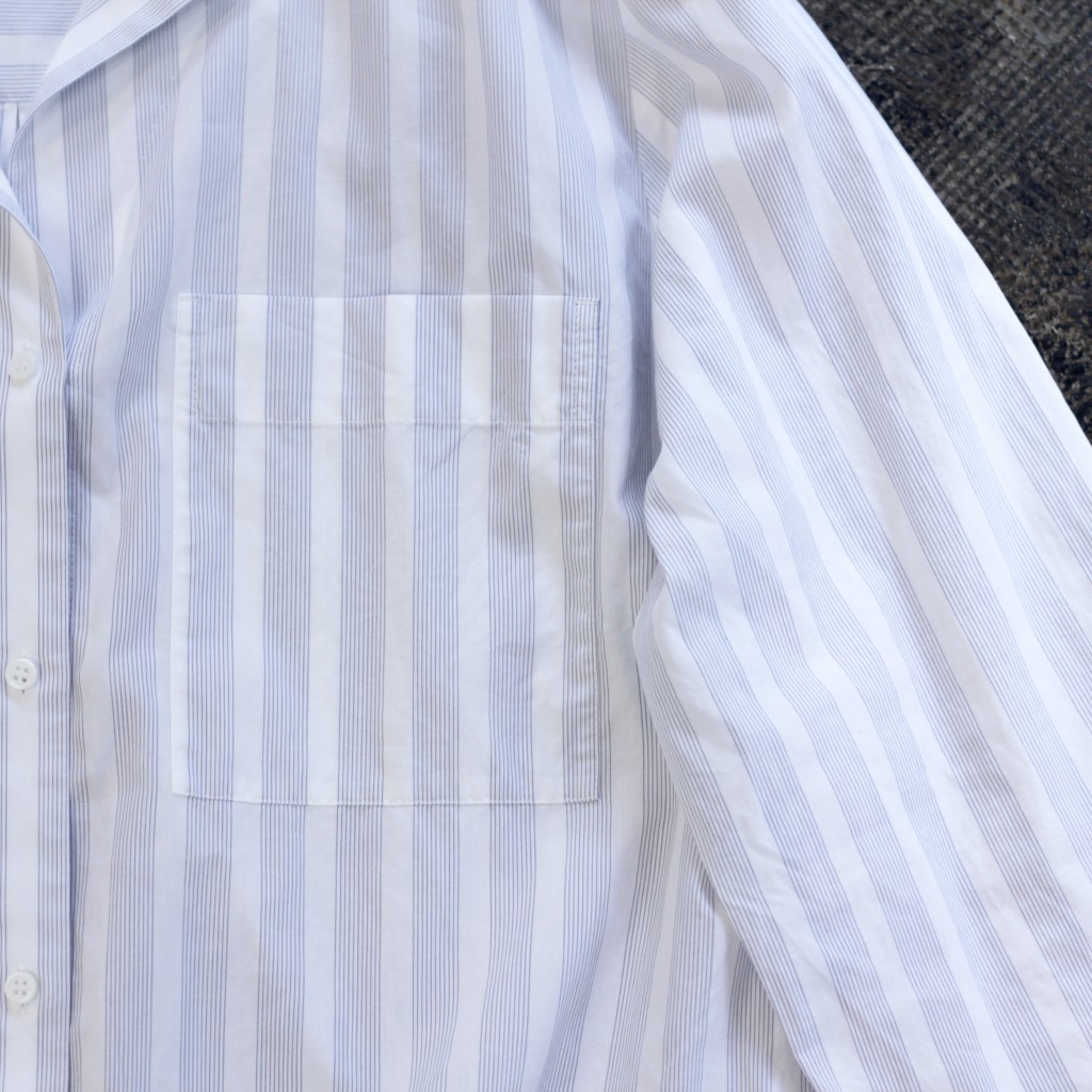 COS Open Collar Stripe Shirt