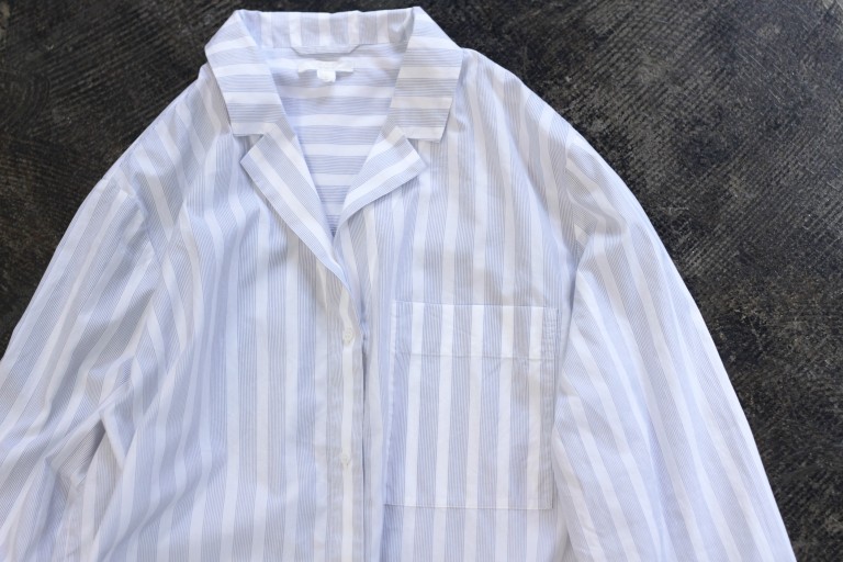 COS Open Collar Stripe Shirt