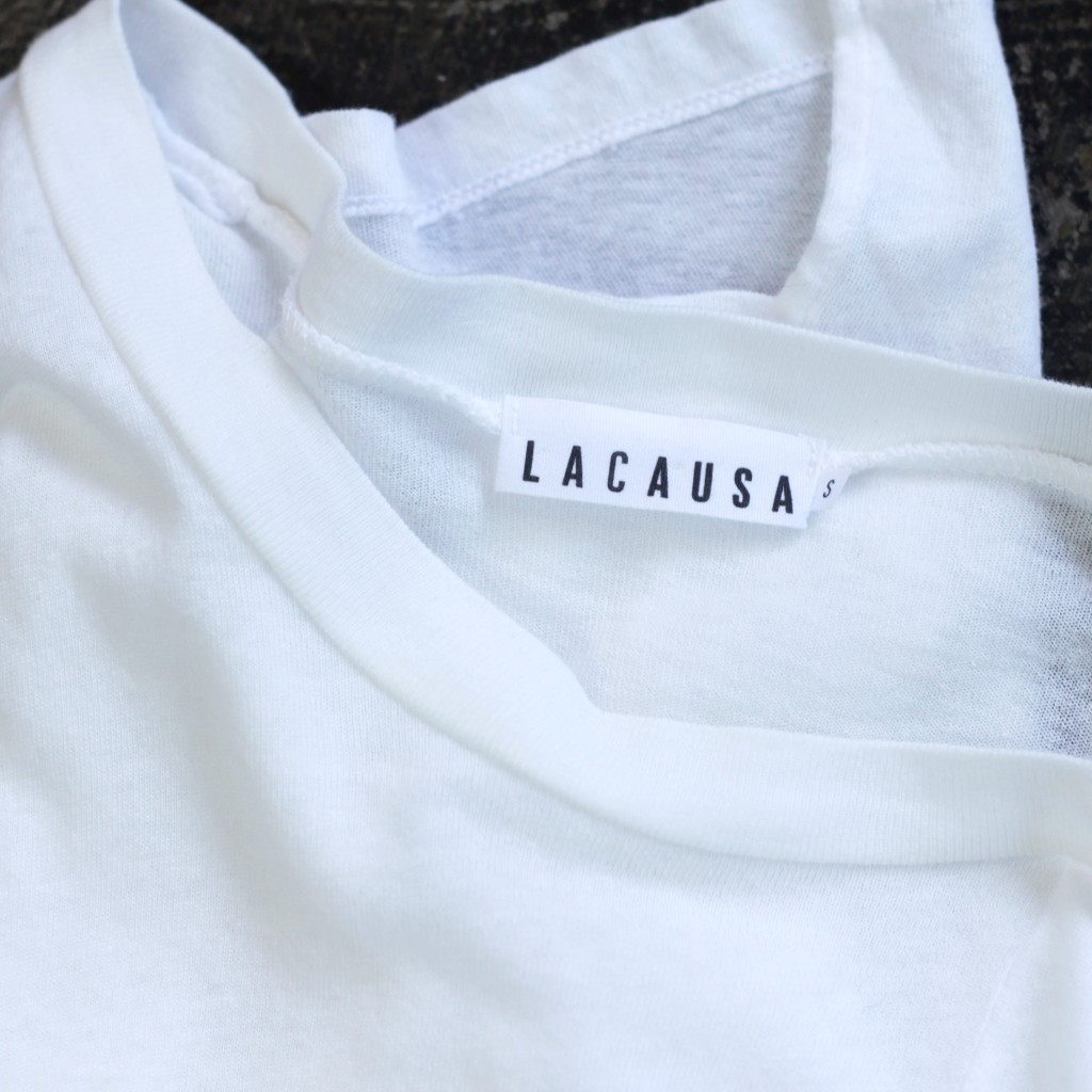 LACAUSA Loose Design T Shirts